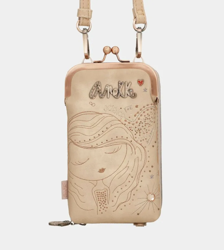 New Anekke Bolso Billetero 3 En 1 Nude Studio