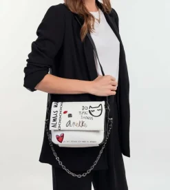 Cheap Anekke Bolso Blanco De Solapa Energy