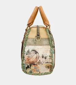 Hot Anekke Bolso Bowling Con Bandolera Butterfly