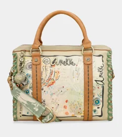 Hot Anekke Bolso Bowling Con Bandolera Butterfly