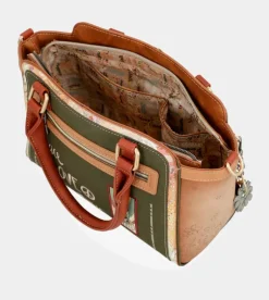 Online Anekke Bolso Bowling Peace & Love Camel