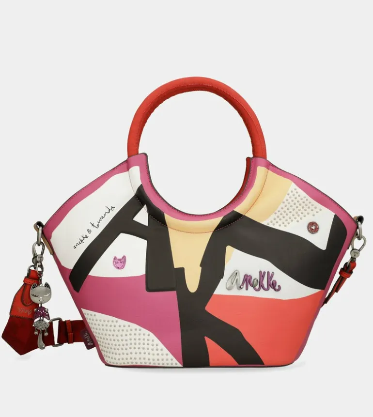 Flash Sale Anekke Bolso De Asa Redonda Fashion
