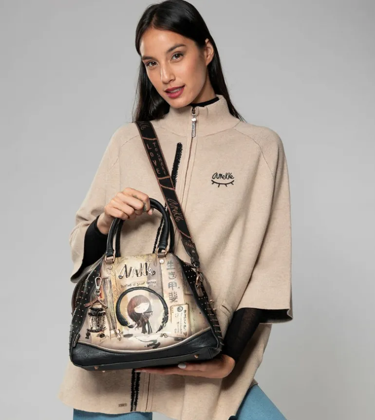 Cheap Anekke Bolso De Asas Grande Negro Shoen