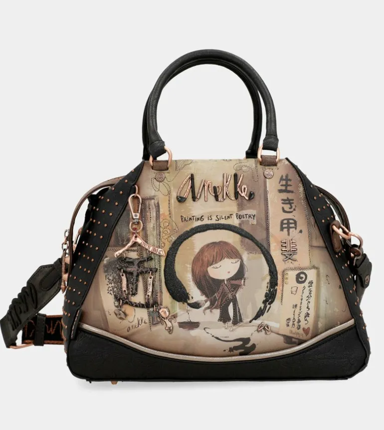 Cheap Anekke Bolso De Asas Grande Negro Shoen