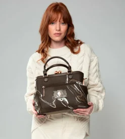 Store Anekke Bolso De Boquilla Marron Nature Shodo