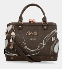 Store Anekke Bolso De Boquilla Marron Nature Shodo