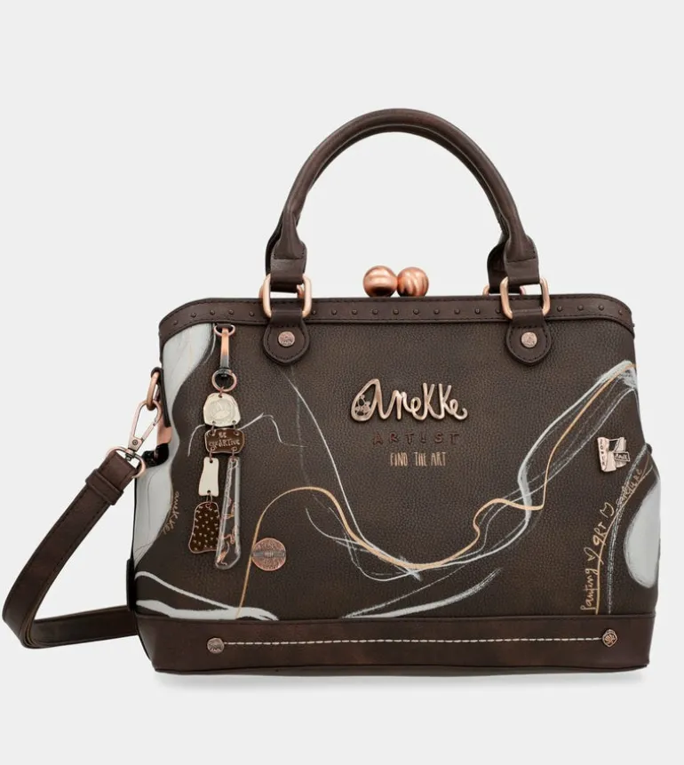 Store Anekke Bolso De Boquilla Marron Nature Shodo