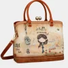 Discount Anekke Bolso De Boquilla Peace & Love Camel