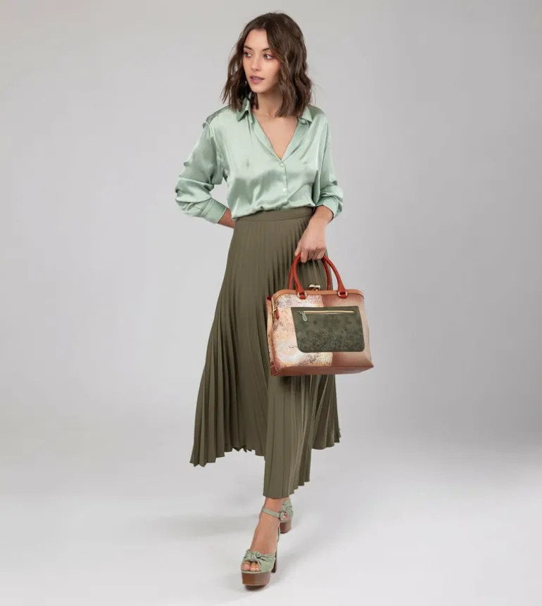 Discount Anekke Bolso De Boquilla Peace & Love Camel