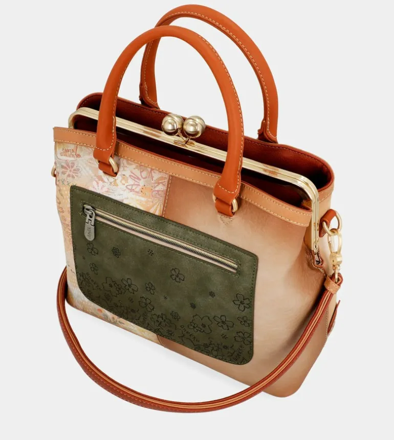 Discount Anekke Bolso De Boquilla Peace & Love Camel