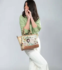 Online Anekke Bolso De Dos Asas Con Triple Compartimento Amazonia