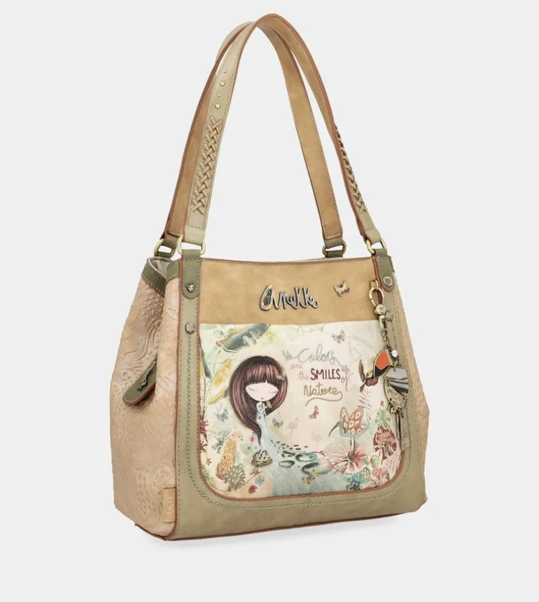 Flash Sale Anekke Bolso De Hombro 3 Compartimentos Amazonia