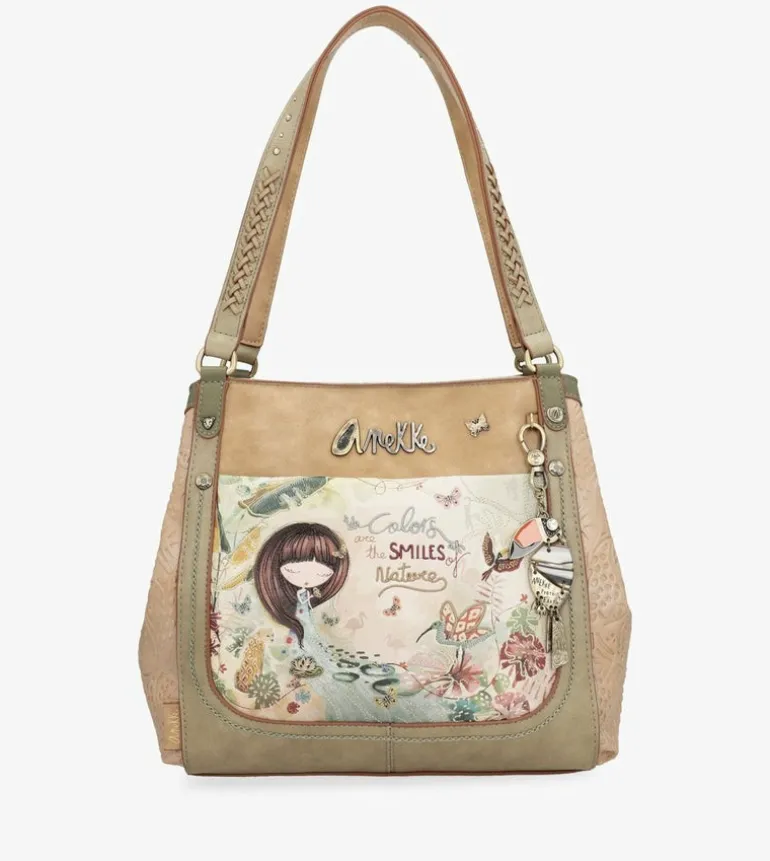 Flash Sale Anekke Bolso De Hombro 3 Compartimentos Amazonia