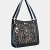 Online Anekke Bolso De Hombro Azul Marino Nature Pachamama