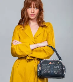 Cheap Anekke Bolso De Hombro Azul Marino Pachamama