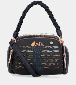 Cheap Anekke Bolso De Hombro Azul Marino Pachamama