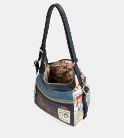 New Anekke Bolso De Hombro Convertible En Mochila Nature Pachamama