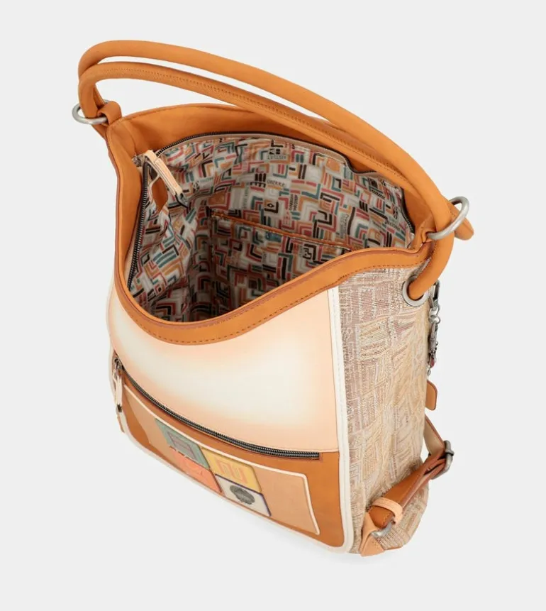 Fashion Anekke Bolso De Hombro Convertible En Mochila Magic Souls