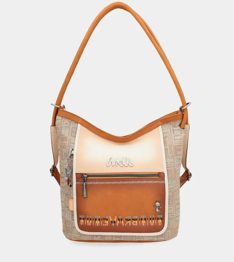 Fashion Anekke Bolso De Hombro Convertible En Mochila Magic Souls