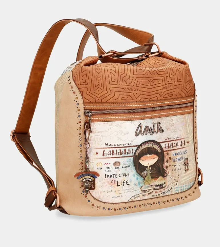 Cheap Anekke Bolso De Hombro Convertible En Mochila Menire