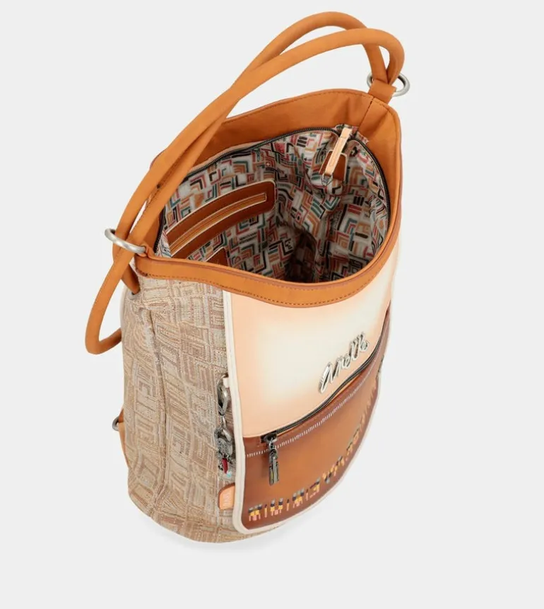 Fashion Anekke Bolso De Hombro Convertible En Mochila Magic Souls
