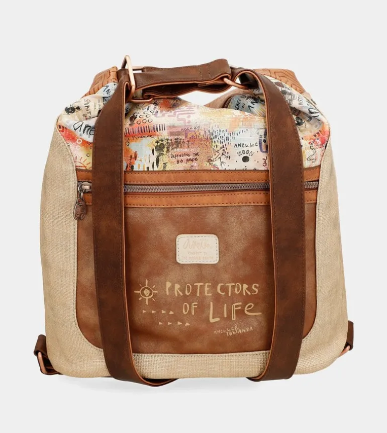 Cheap Anekke Bolso De Hombro Convertible En Mochila Menire