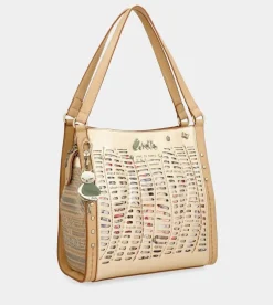 Sale Anekke Bolso De Hombro Dorado Nature Pachamama