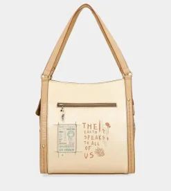 Sale Anekke Bolso De Hombro Dorado Nature Pachamama