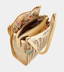 Sale Anekke Bolso De Hombro Dorado Nature Pachamama