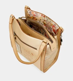 Sale Anekke Bolso De Hombro Dorado Nature Pachamama