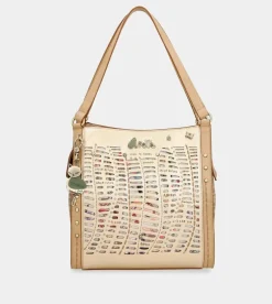 Sale Anekke Bolso De Hombro Dorado Nature Pachamama