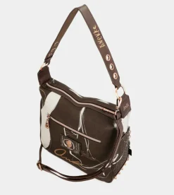Discount Anekke Bolso De Hombro Marron Nature Shodo