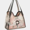 Cheap Anekke Bolso De Hombro Peace & Love Rosa
