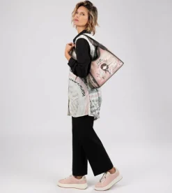 Cheap Anekke Bolso De Hombro Peace & Love Rosa