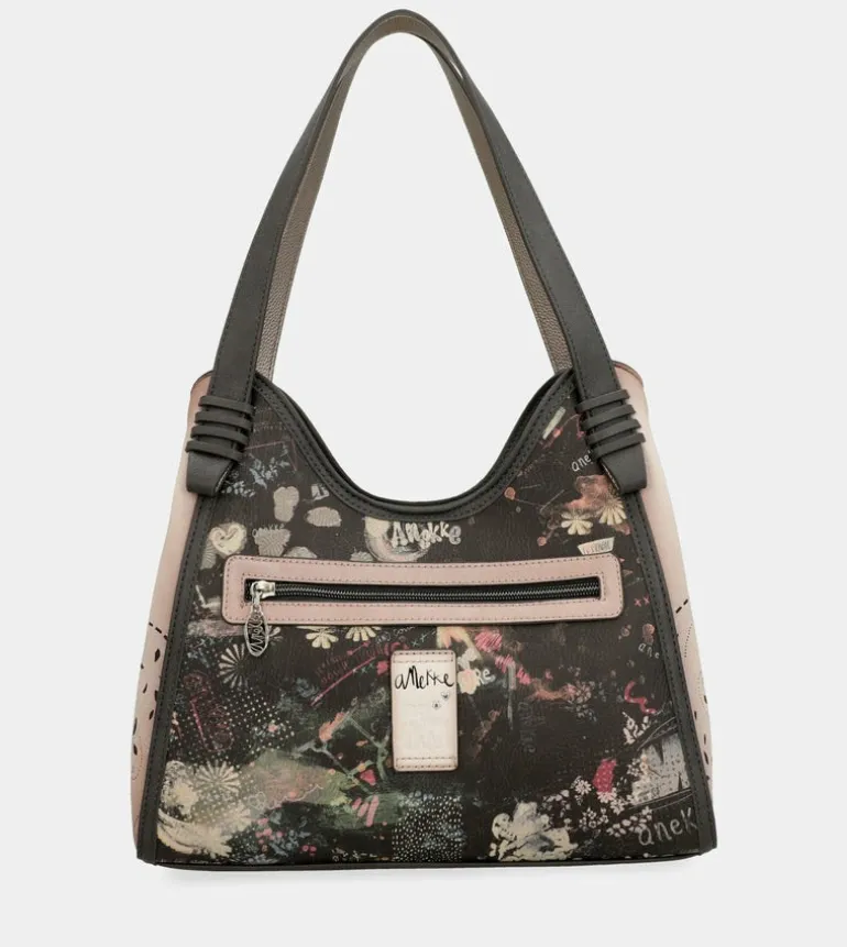 Cheap Anekke Bolso De Hombro Peace & Love Rosa