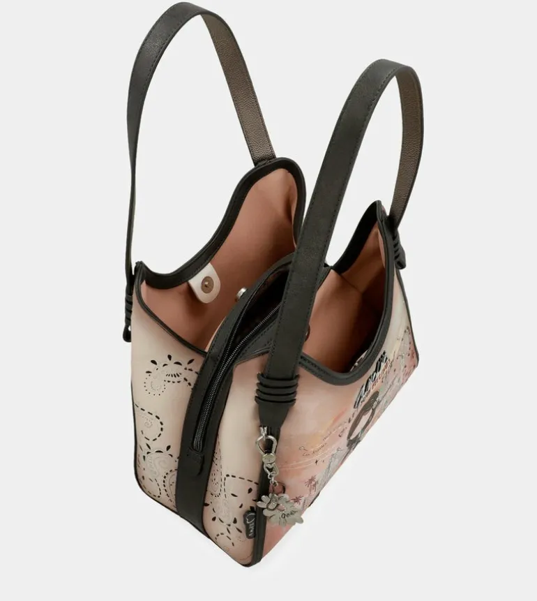 Cheap Anekke Bolso De Hombro Peace & Love Rosa