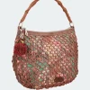 Sale Anekke Bolso De Hombro Rafia Estampado