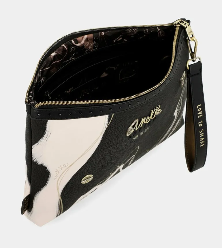Clearance Anekke Bolso De Mano Negro Nature Shodo