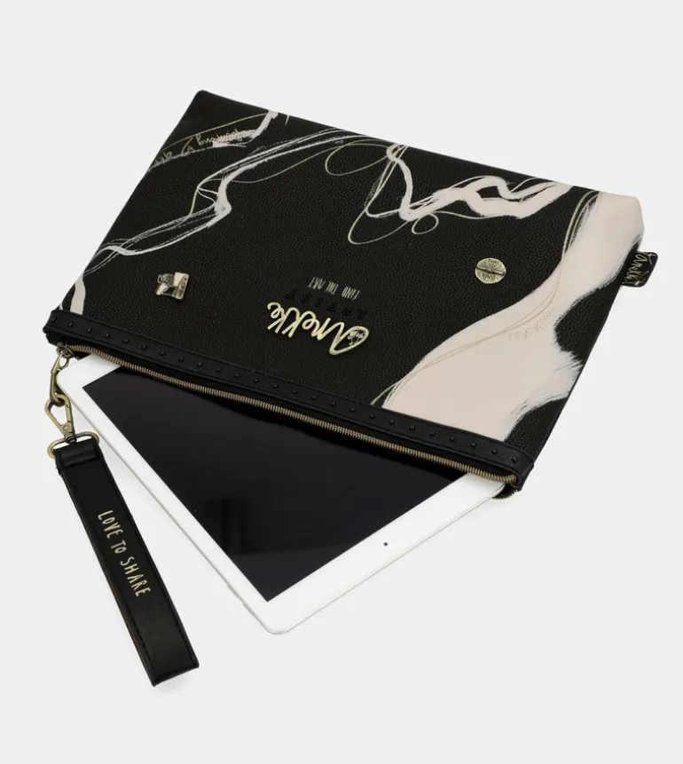 Clearance Anekke Bolso De Mano Negro Nature Shodo