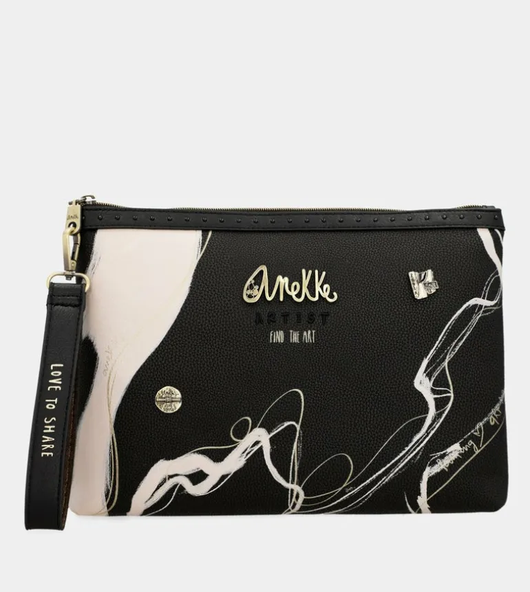 Clearance Anekke Bolso De Mano Negro Nature Shodo