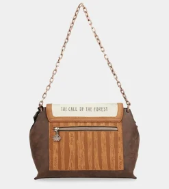 Outlet Anekke Bolso De Solapa Con Asa Metalica The Forest