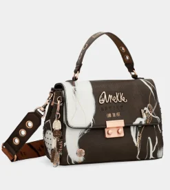 Discount Anekke Bolso De Solapa Marron Nature Shodo