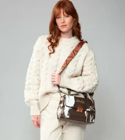 Discount Anekke Bolso De Solapa Marron Nature Shodo