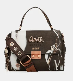 Discount Anekke Bolso De Solapa Marron Nature Shodo