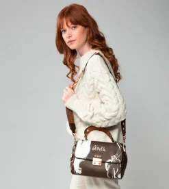 Discount Anekke Bolso De Solapa Marron Nature Shodo