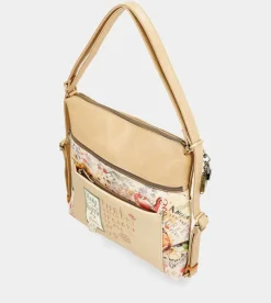 Shop Anekke Bolso Dorado Convertible En Mochila Nature Pachamama