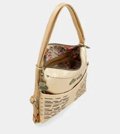 Shop Anekke Bolso Dorado Convertible En Mochila Nature Pachamama
