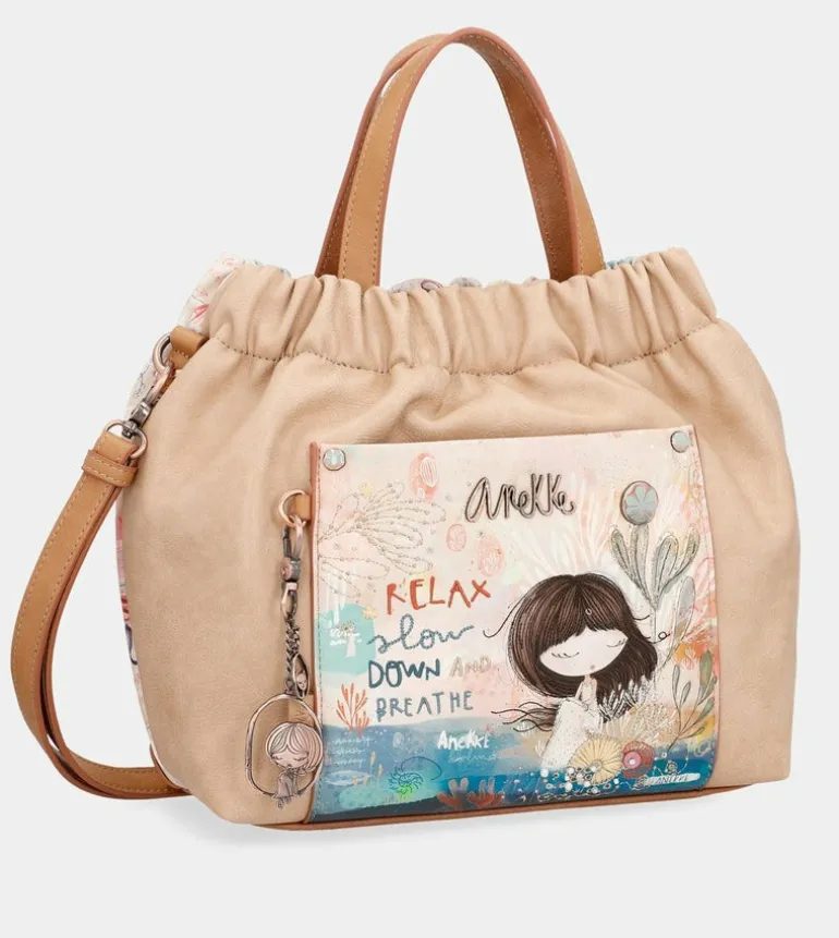 Discount Anekke Bolso Dos Asas Tipo Saco Mediterranean