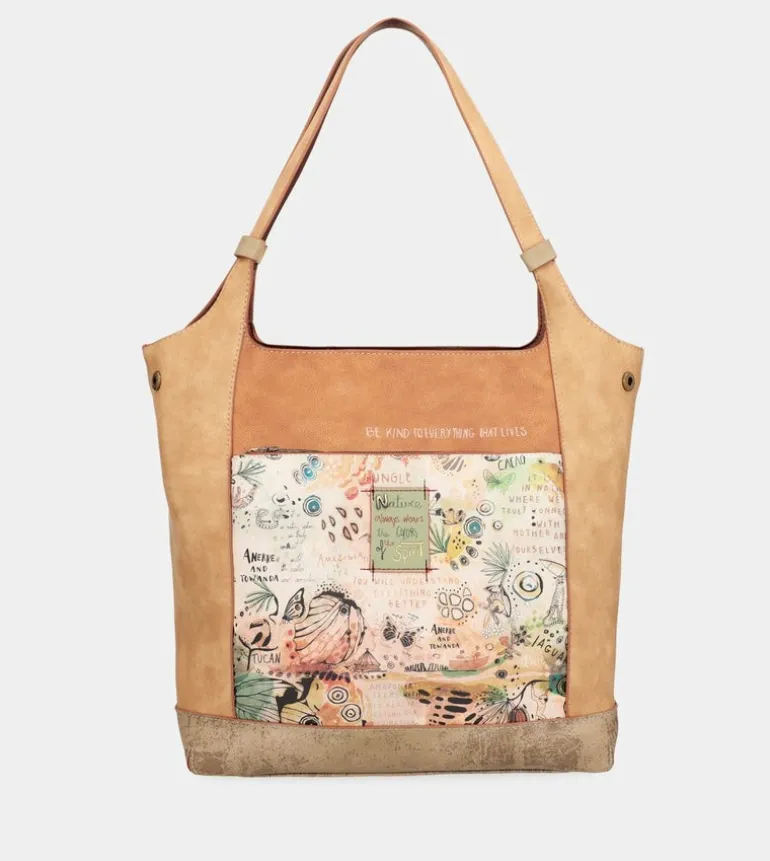 New Anekke Bolso Grande De Hombro Butterfly