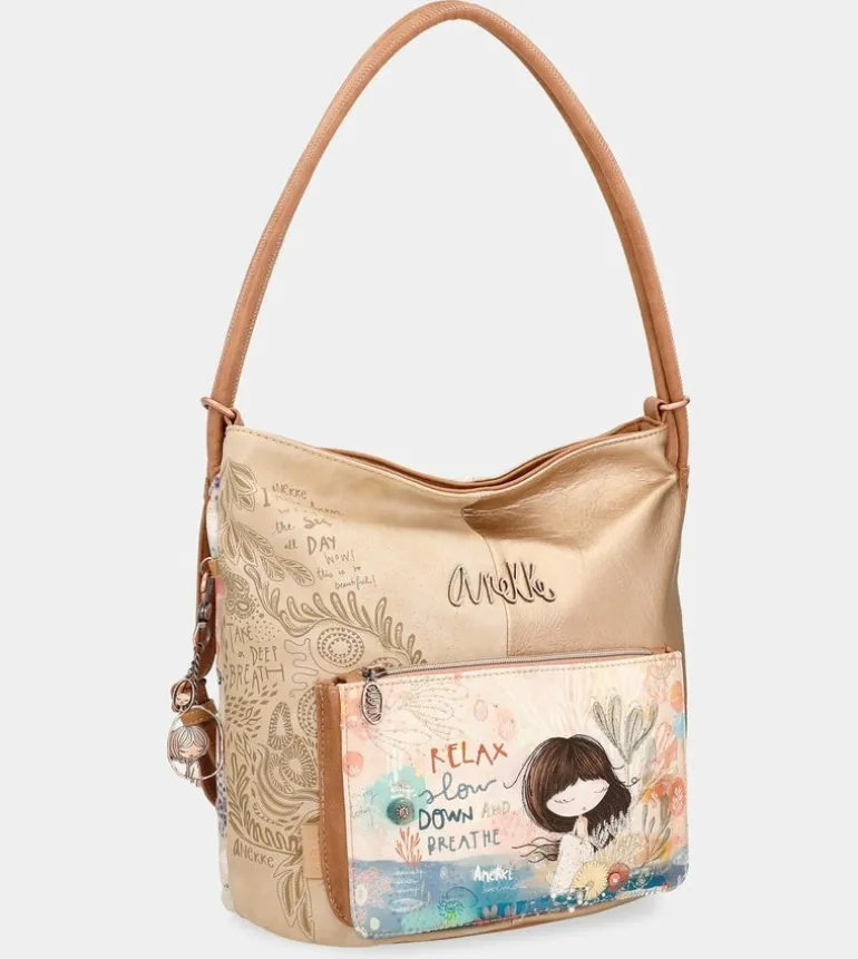 Discount Anekke Bolso Hobo Convertible En Mochila Mediterranean